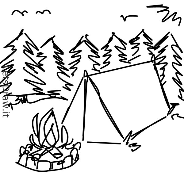 How to draw tent / c19qbnnwi.png / LetsDrawIt