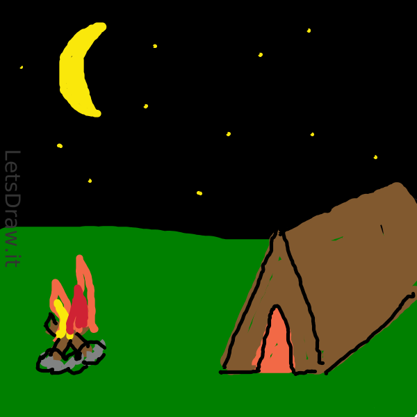 Nightcloud Draw How to draw night sky / c1jx88pfj.png / LetsDrawIt