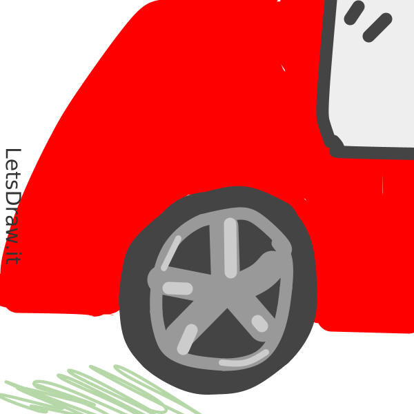 How to draw Car Wheel / c3pdfjkby.png / LetsDrawIt