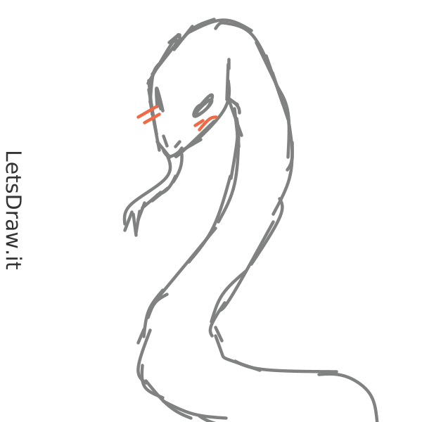 Snake Drawing Invisible How to draw snake / c74jauut.png / LetsDrawIt