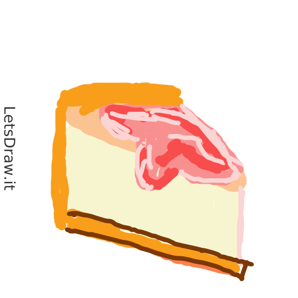 How To Draw Cheesecake C7b3tbwst Png LetsDrawIt   C7b3tbwst 