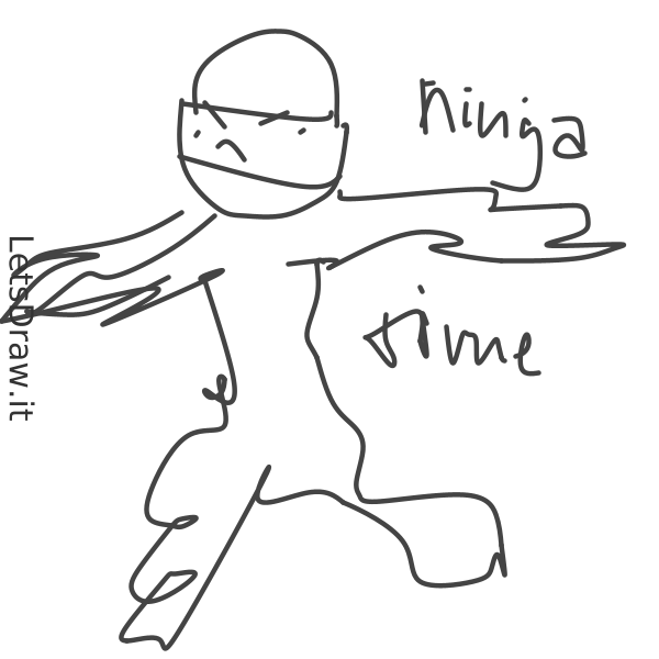 ninja desenho / ckmmifn1.png / LetsDrawIt