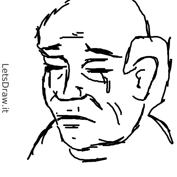 How to draw sad face / camsfpubj png / LetsDrawIt