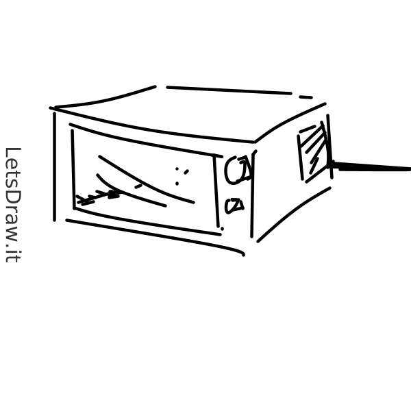 How to draw microwave / cayhdhhfd.png / LetsDrawIt