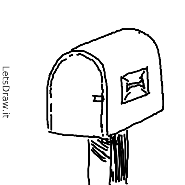 How to draw mailbox / cccxx1i4w.png / LetsDrawIt