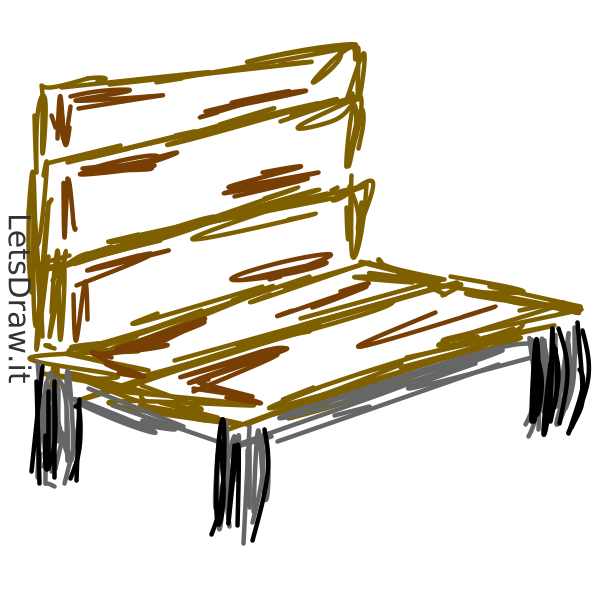 How to draw bench / cepqduway.png / LetsDrawIt