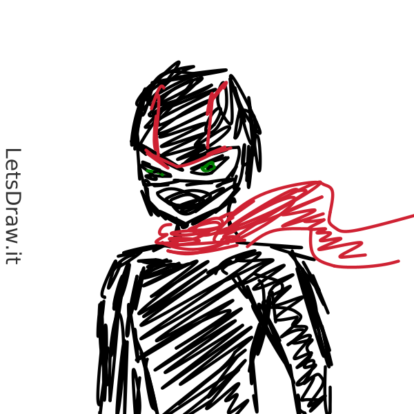 ninja desenho / w3k9z3dq.png / LetsDrawIt