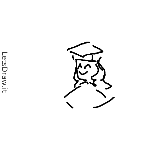 How to draw graduate / cjfqxwdju.png / LetsDrawIt