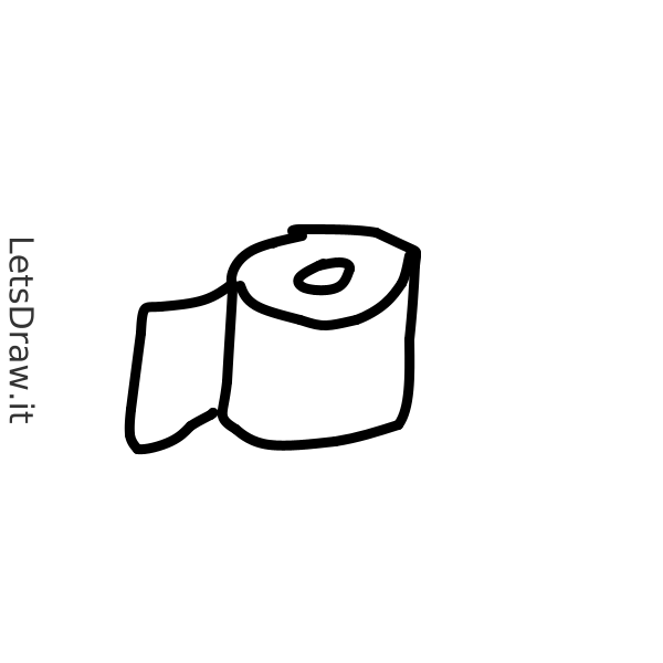 How to draw toilet-paper / Learn to draw from other LetsdrawIt players