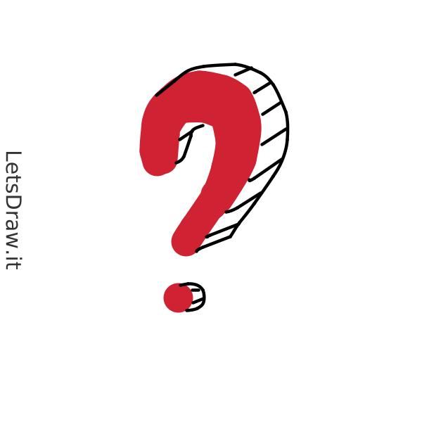 How to draw question mark / crgg1b8y.png / LetsDrawIt