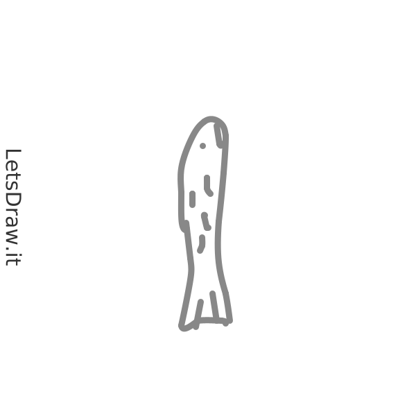 How to draw sardine / cut1pei18.png / LetsDrawIt