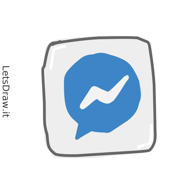 How to draw messenger / Learn to draw from other LetsdrawIt players