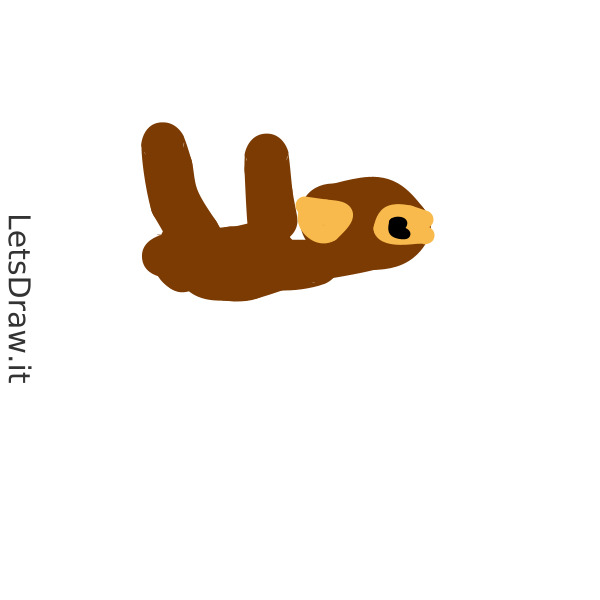 How to draw sloth / d11nmmmt6.png / LetsDrawIt