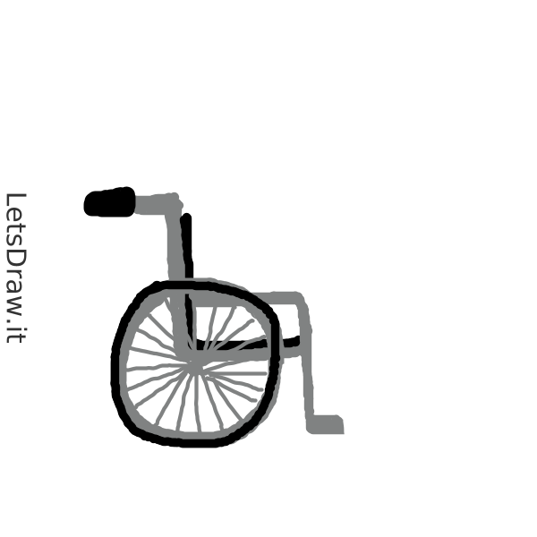 How to draw wheelchair / d19uxd1cp.png / LetsDrawIt
