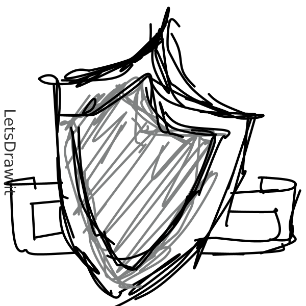 How to draw shield / d4fenpk3q.png / LetsDrawIt