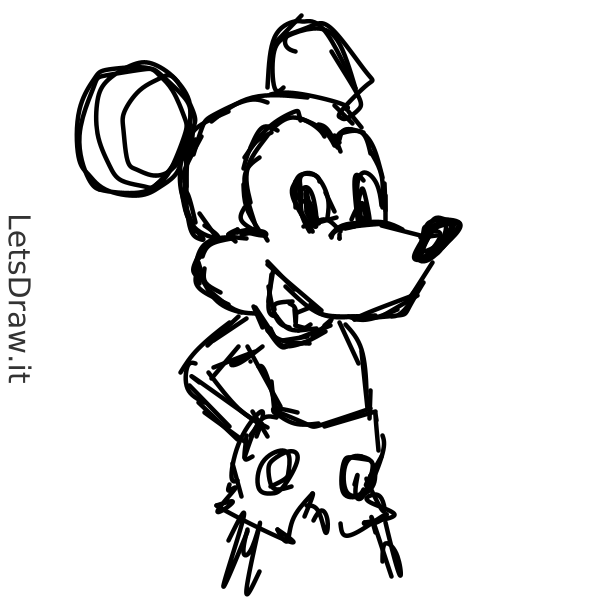 How to draw Mickey Mouse / d65xrjxga.png / LetsDrawIt