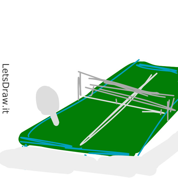 How to draw table tennis / ddrdmetor.png / LetsDrawIt