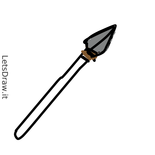 How to draw spear / dfr9dqeyu.png / LetsDrawIt