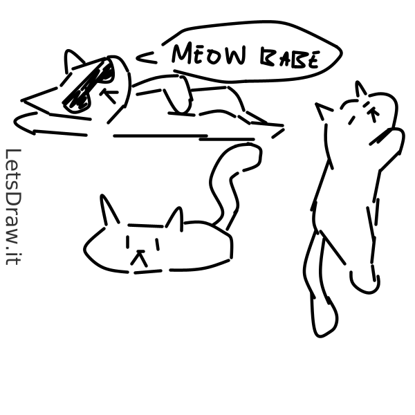 How to draw meow / dnh18s41f.png / LetsDrawIt