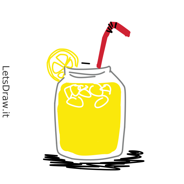 How to draw lemonade / LetsDrawIt