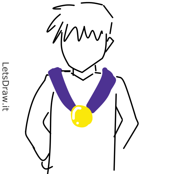 How To Draw Medal   Dup5dbe7h.png   Letsdrawit