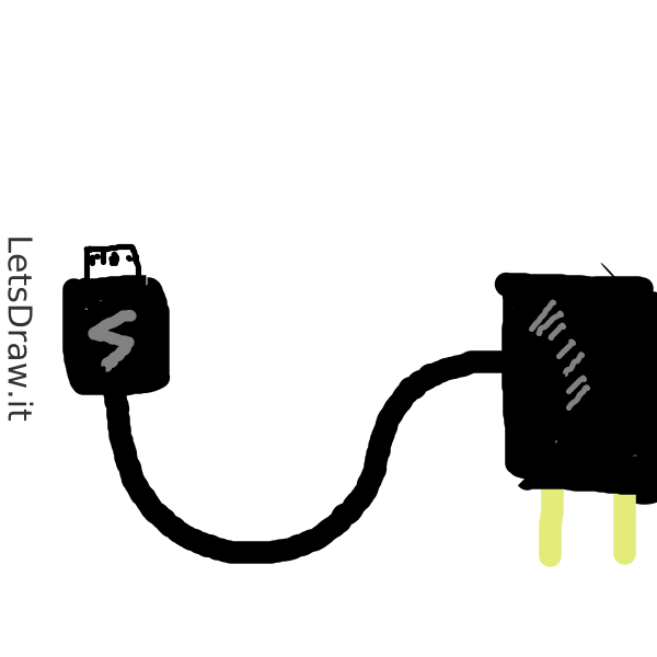 How to draw charger / dx1ger8ny.png / LetsDrawIt
