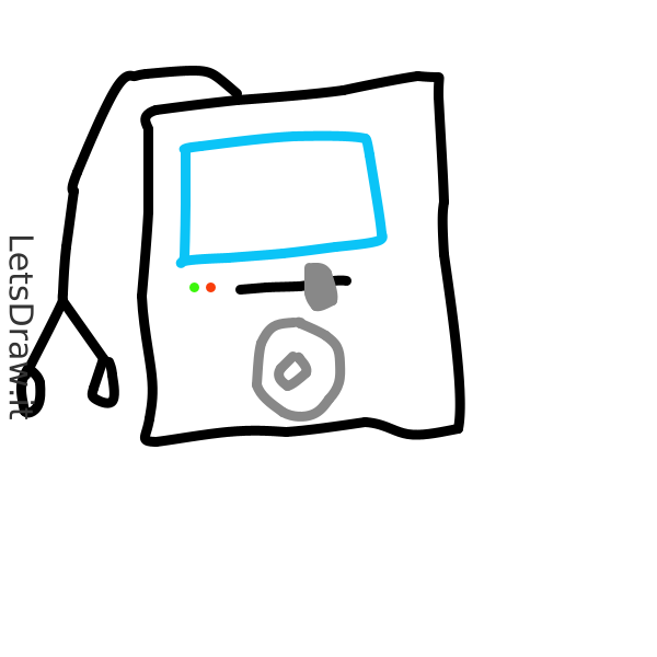 Simple Ipod Drawing How to draw iPod / dz3spd9od.png / LetsDrawIt