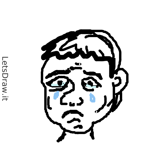 Draw Sadcore How to draw sad face / dzmaqfy8x.png / LetsDrawIt
