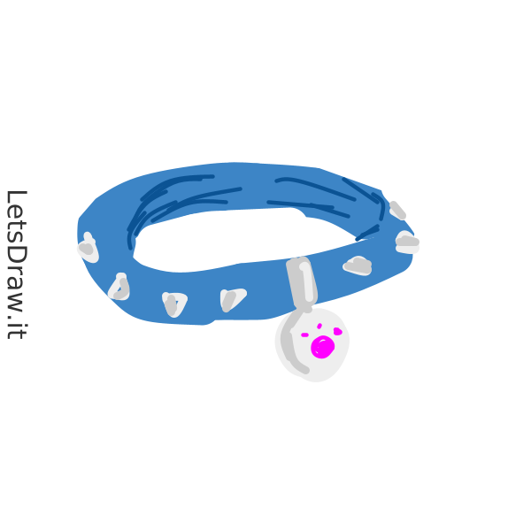 How to draw dog collar / e4o1grrhn.png / LetsDrawIt