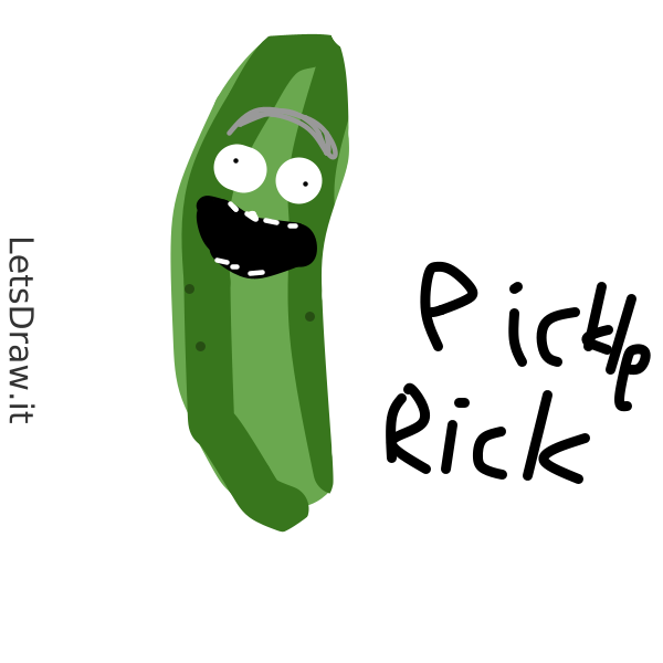 How to draw pickle / e5g1fd9he.png / LetsDrawIt