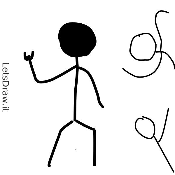 How to draw Stick man / e8fre1mjh.png / LetsDrawIt