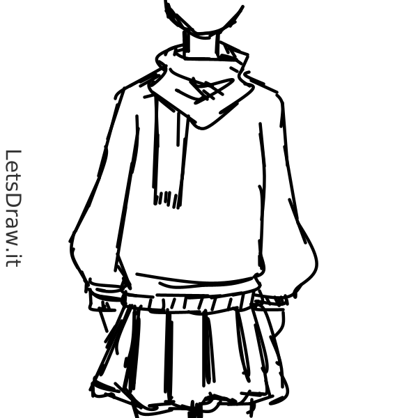 How to draw clothes / e93zgxkox.png / LetsDrawIt
