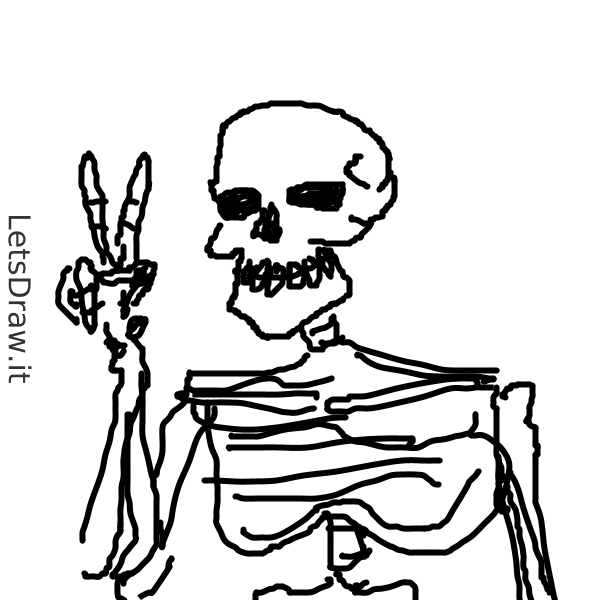 How to draw skeleton / ed63qjbek.png / LetsDrawIt