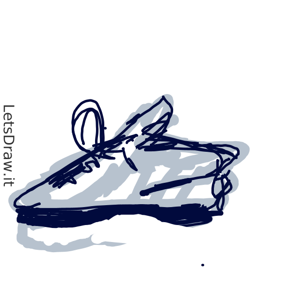 How to draw Running shoes / edmzei64d.png / LetsDrawIt