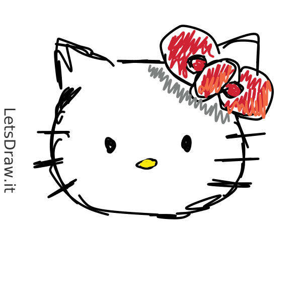 How to draw hello Kitty / ddhfnbmff.png / LetsDrawIt