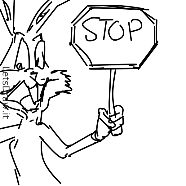 How to draw Sign stop / ejbifgokx.png / LetsDrawIt