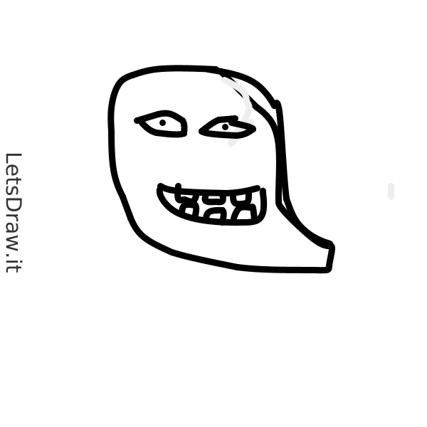 How to draw troll face / emxjc78c3.png / LetsDrawIt