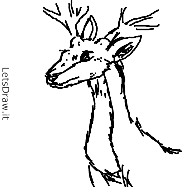 How to draw reindeer / eo588zbnd.png / LetsDrawIt