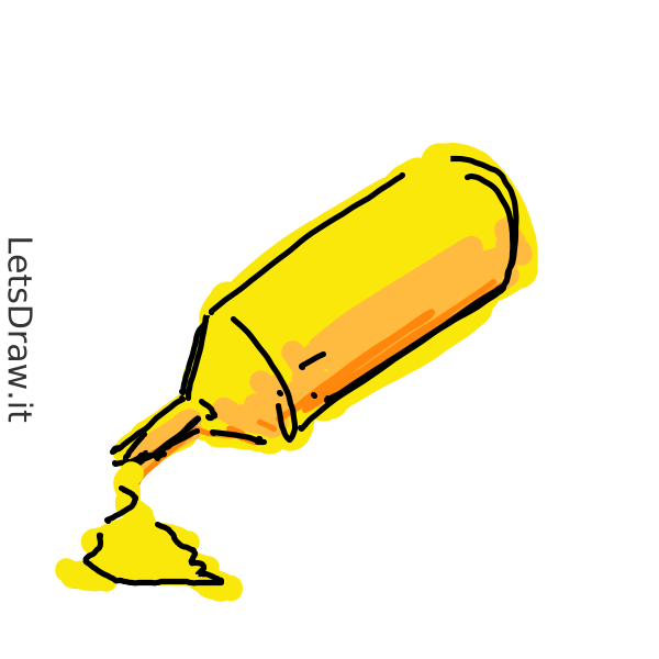 How to draw mustard / f7o9ew56m.png / LetsDrawIt