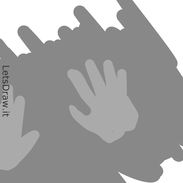 Handprint Drawring Simple How to draw handprints / fdxxmgje1.png / LetsDrawIt