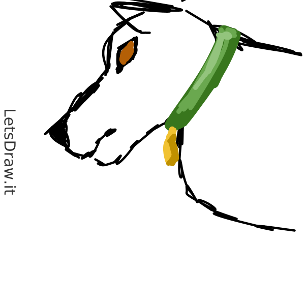 How to draw dog collar / fe6kgkgyt.png / LetsDrawIt