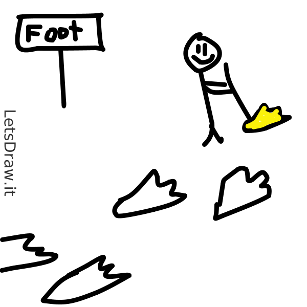 How To Draw Footprints How To Draw Footprints