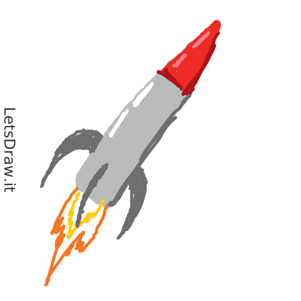 How to draw Missile / fk1rogzrf.png / LetsDrawIt