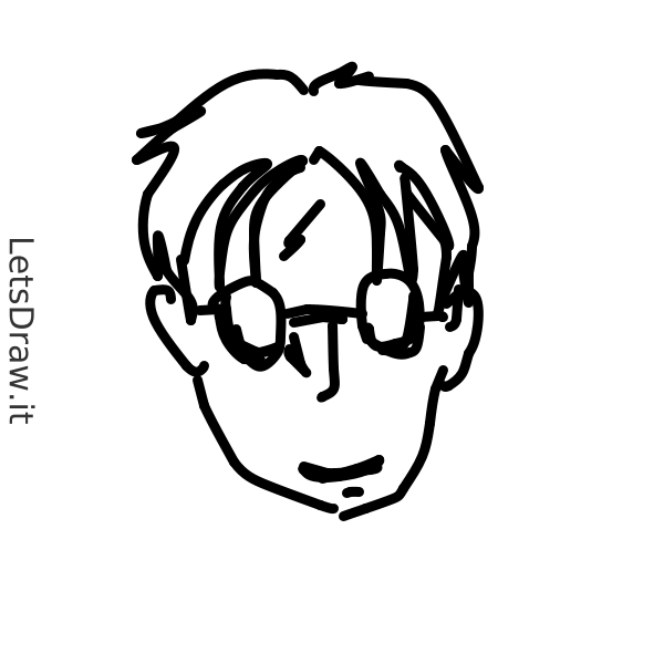 How to draw Harry Potter / fnx7bn8ks.png / LetsDrawIt