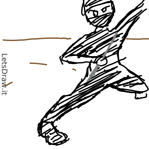 ninja desenho / w3k9z3dq.png / LetsDrawIt