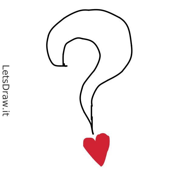 How to draw question mark / fxttnhjcb.png / LetsDrawIt