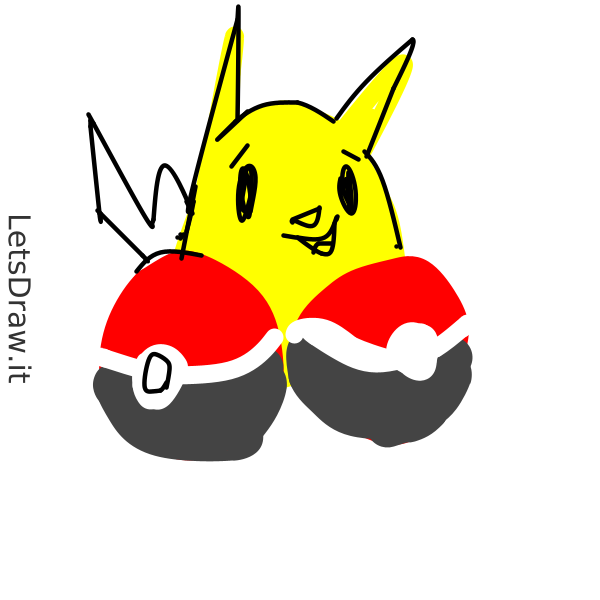 How To Draw Pokeball Fzhgf Skt Png Letsdrawit