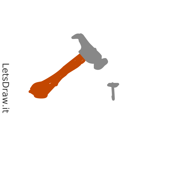 How to draw hammer / g4pbkigwq.png / LetsDrawIt