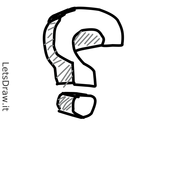 How to draw question mark / g8o3fykjr.png / LetsDrawIt