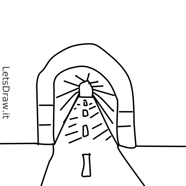 How to draw tunnel / LetsDrawIt